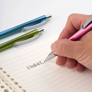 Custom Logo Printed 1.0mm Writing Width Plastic Click <b>Pen</b> Promotional Plastic Branded Novelty Ball Point <b>Pens</b> - Product Image 4