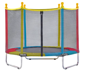 Trampolín <span class=keywords><strong>Grande</strong></span> para Interiores, Plegable, Seguro y Duradero, con Red Protectora, Ecológico, Hecho de Acero, Polipropileno y PVC, para Niños y Niñas - Product Image 6