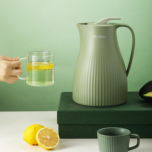 Tomic Thermos <b>Flask</b> <b>Large</b> Capacity Insulated Water Jug With Glass Inner Liner For Office And Daily Use - Product Image 2