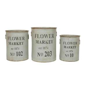 Jardinera Exterior de Metal Galvanizado, Éxito de Ventas, Accesorios de Decoración para el Hogar - Product Image 5