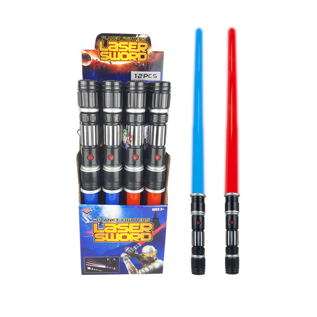 Kid Weapon Toys Cosplay Battle Light up Plastic LED Flash Sword for Party Costumes