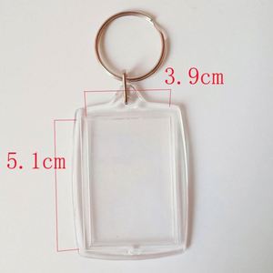 Llaveros de Acrílico Transparente Baratos al por Mayor, Llaveros de Acrílico en Blanco para Fotos, para Regalos Promocionales - Product Image 5