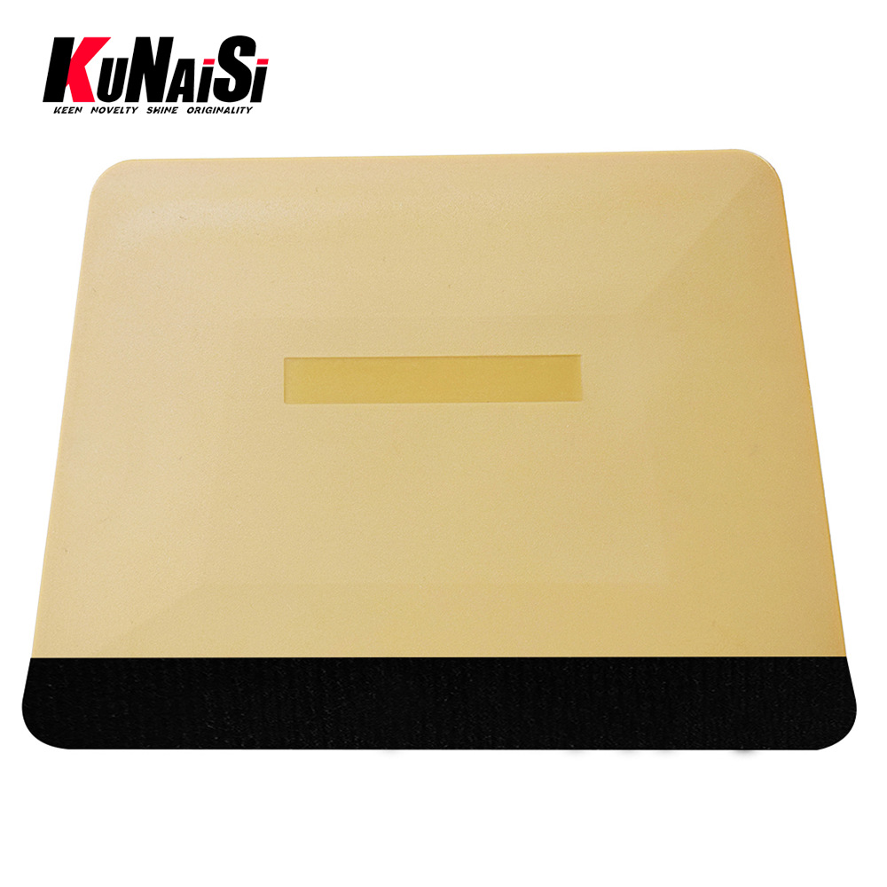 Gold-tone multi-side scratch patch-medium