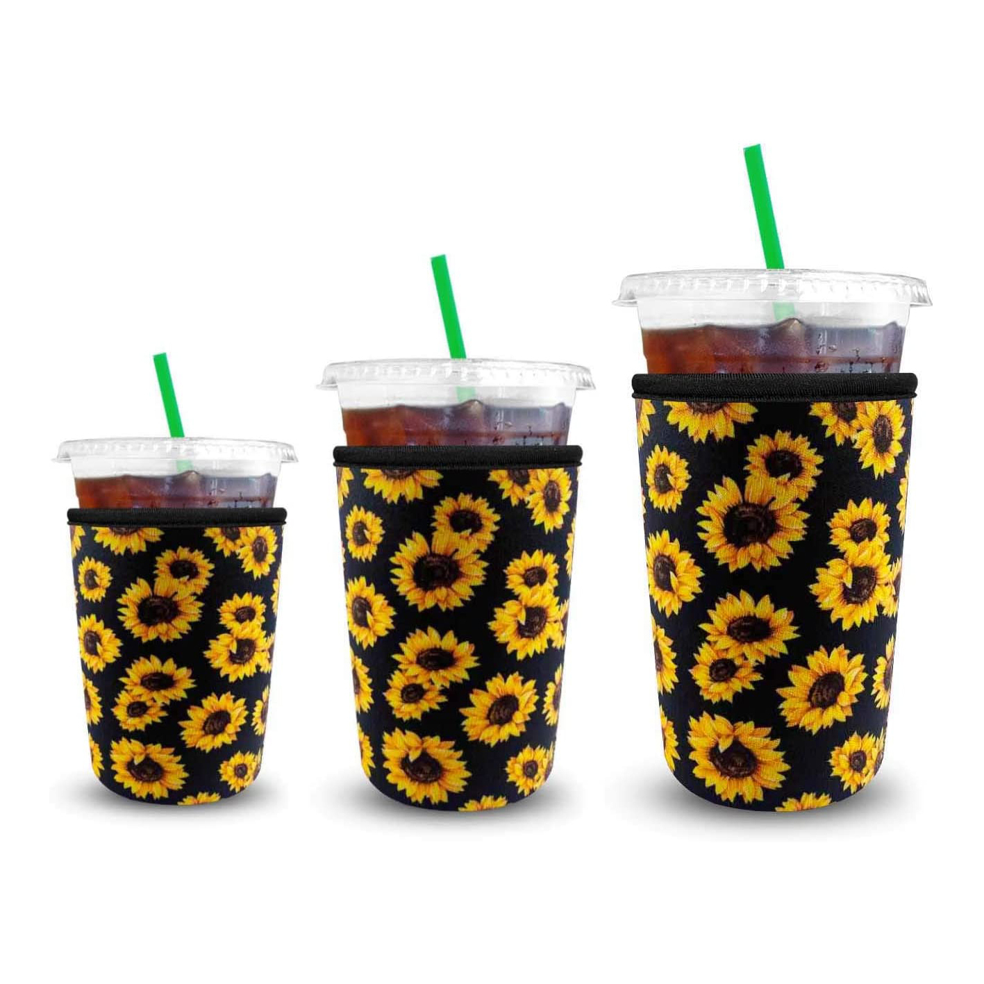 Lot De 5 Manches De Tasse En Néoprène | Isolation Chaude/froide | Lavables & Anti-dérapants | Pour Bureau, Balade, école