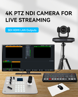 Caméra PTZ Anywii H265 NDI PoE 4K 20x SDI LAN USB pour la diffusion en direct et les systèmes de visioconférence