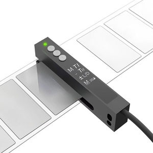 Capteur photoélectrique à rainure pour la détection optique haute vitesse d'étiquettes opaques à interstice 12-24VDC NPN PNP, capteur d'interstice pour étiquettes d'emballage - Product Image 1