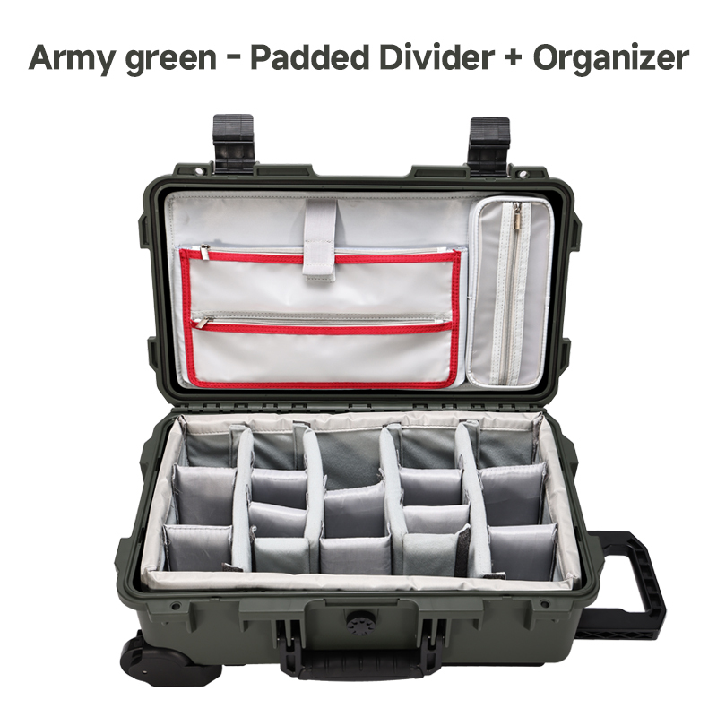Green-Padded Divider+Organizer
