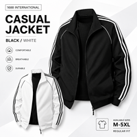 Manteau long unisexe personnalisé pour homme, style streetwear décontracté, en tissu résistant à l'eau, coupe oversize, zippé, coupe-vent, ample, motif uni