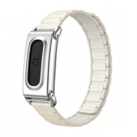 Bracelet de remplacement en silicone souple et étanche pour Fitbit Air Fitness Tracker, bracelet de montre en silicone magnétique à libération rapide