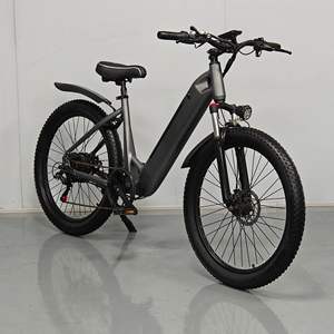 26-дюймовый горный электровелосипед с рамой из алюминиевого сплава, литиевой батареей 15 Ач, дисковыми тормозами, задним мотор-колесом 500 Вт, 8 скоростей - Product Image 2