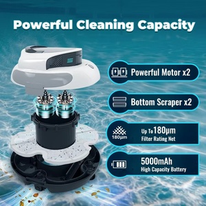 Limpiador de Piscinas Automático Inteligente de Alta Potencia AKX de 18 V, Robot Aspirador Inalámbrico de Larga Duración - Product Image 4
