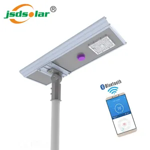 Jinsdon 20w 30w 40w 60w 80w 100w 120w Smart Solar Street Light With Battery IP66 Integrated Solar Street Light For Sale