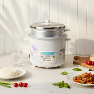 Mini-cuiseur à riz automatique avec boutons de commande à une touche, 1,0-1,5 L, 400-500 W, cuve intérieure en aluminium pour usage en cuisine, cuiseur à riz automatique Ef - Product Image 3