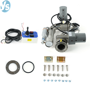 Moniteur d'incendie à télécommande à haut débit 12V Rotation verticale horizontale pour le lavage des routes de lutte contre l'incendie avec des buses hautes - Product Image 4