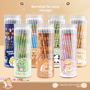 Set di 12 Matite Colorate con Gomma, Senza Piombo, per Disegno e Schizzo, per Studenti delle Scuole Elementari - Product Image 1