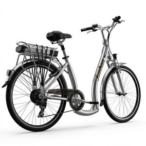 City Leisure Electric <strong>Bike</strong> 36V 250W 26-Inch Aluminum Alloy Frame 7-Speed Rear Hub Motor Range V-Brake 25km/h <strong>E</strong>-<strong>bike</strong> - Product Image 3