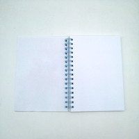 Cahier de journal à spirale A5 personnalisé de vente chaude avec des fleurs 3D