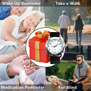 Reloj Hablante MAUJOY con Acento Americano y Números Grandes para Personas con Discapacidad Visual, Ciegas o Ancianos - Product Image 6