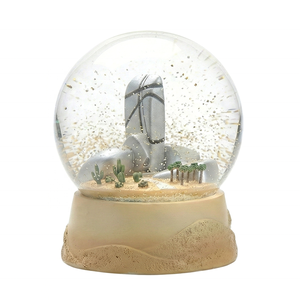 Globo di Neve Personalizzato 80mm con Monumenti Architettonici del Medio Oriente, Decorazione per la Casa con Musica, Souvenir Natalizio - Product Image 3