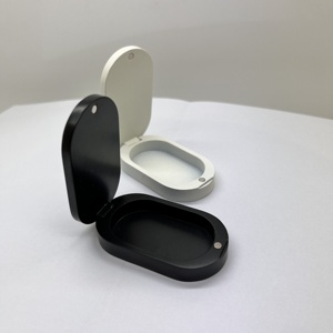 Estuche Portátil para Perfume Sólido de 5 ml, Frascos de Vidrio Negro Grueso - Recipientes Herméticos para Aceite, Bálsamo Labial, Cera, Cosméticos - Product Image 2