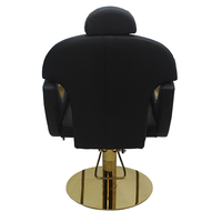 Usine Miaosen Vente Directe Moderne Coiffure Beauté Barber Chaise Hydraulique Recliner Chaise de Salon avec Base en Or