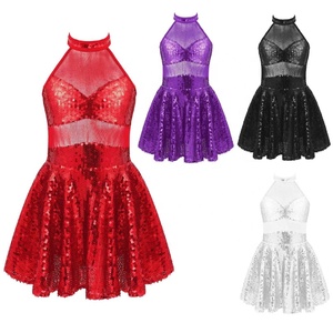 Vestidos de Baile Estilo Patchwork para Niñas de 6 a 14 Años, para Uso Diario, Actuaciones en Escenario, Sesiones de Fotos, Ballet y Danza al Aire Libre - Product Image 1