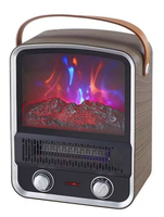 Control de interruptor de perilla de estilo europeo PTC Calentamiento rápido con mango Calentador de chimenea para sala de estar para uso en oficina