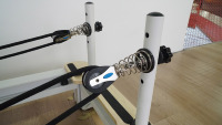 MJD Reformer de Pilates en aluminium robuste pour usage domestique, équipement d'entraînement ciblé pour la sculpture corporelle et la pratique régulière