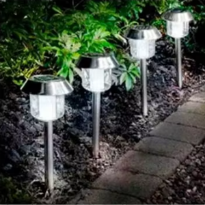 高品質の白色LEDソーラーライト、ステンレス鋼とPPを使用した魅力的なソーラーパネル照明 - Product Image 2