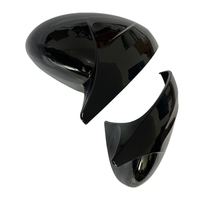 Dongfeng Peugeot 308 Couverture de rétroviseur en fibre de carbone noir brillant personnalisé Bullhorn Type d'adhésif modifié Kit de carrosserie