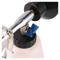 Pistolet de nettoyage à mousse Tornado à air comprimé pour le nettoyage en profondeur des panneaux de portières de voiture et des sièges en cuir avec buse en bec de canard