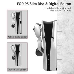 Pour <span class=keywords><strong>PS5</strong></span> mince Console support mural Console support suspendu avec casque poignée support de rangement - Product Image 4