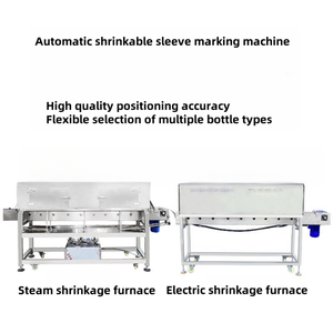 Đầy đủ tự động khí nén thu nhỏ tay áo Máy dán nhãn cho nước khoáng chai rượu vang bao bì túi PLC lõi - Product Image 6