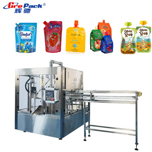Máquina Automática para Llenado y Tapado de Bolsas Doypack con Boquilla para Líquidos Viscosos como Ketchup - Product Image 1