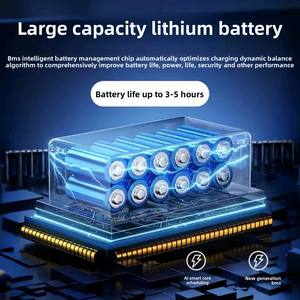 Máquina de Entrenamiento de Tenis y Pádel Portátil y Duradera con Capacidad para 120 Pelotas, Controlada por Aplicación, para Práctica de Saque Aleatorio - Product Image 3