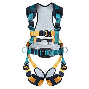 Cinto de Segurança de Corpo Inteiro de Cinco Pontos com Engate Rápido para Trabalho em Altura, Poliéster, 2500kg, Novo Padrão Nacional, Resgate em Engenharia - Product Image 1
