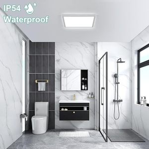 Led Bảng điều chỉnh ánh sáng vuông bề mặt gắn SMD2835 IP54 thiết kế hiện đại cho phòng tắm & văn phòng nhà - Product Image 2