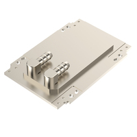 COOLLEO CS-9324-1UFWA31 Refroidisseur Liquide pour Serveur 1U, Refroidissement par Eau, LGA9324 CPU 550W TDP, Boîtier d'Ordinateur en Aluminium+Cuivre, Garantie 3 Ans