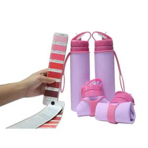 Botella de Agua Deportiva Plegable de Silicona Libre de BPA con Agarre Ergonómico para Gimnasio - Product Image 6