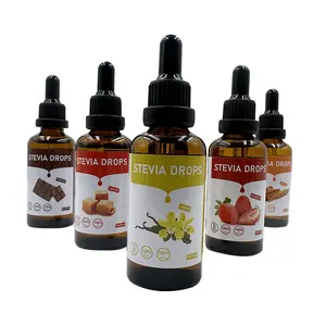 High Concentration 30Ml Sweetener Liquid Vanilla Sugar Organic Pure Stevia Drops