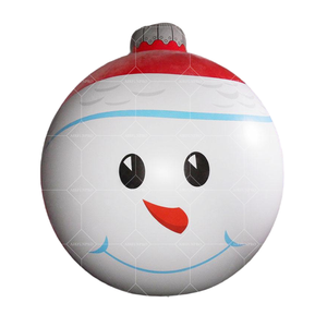 Bâtons de marche de gonflage de Noël et ballons du père Noël fournitures de fête à motif de rayures et jouets gonflables de festival - Product Image 4