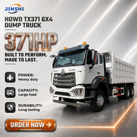 Camion benne SINOTRUK 6X4 10 roues remis à neuf, 21-30T, Euro2, moteur Weichai 351-450HP, caméra arrière 360°, pour exploitation minière et charges lourdes