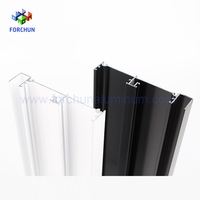 Tubes carrés en aluminium blanc République Dominicaine 1 3/4 blanc et supports de cabinet, matériaux de coulisses traditionnels
