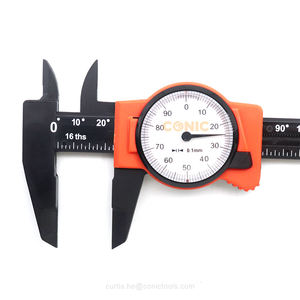 Calibrador de esfera 0-150MM Calibrador <span class=keywords><strong>Vernier</strong></span> de plástico <span class=keywords><strong>con</strong></span> indicador de esfera de alta precisión de <span class=keywords><strong>reloj</strong></span> - Product Image 2