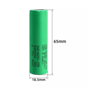 Original <span class=keywords><strong>18650</strong></span> Akku 30A Entladung <span class=keywords><strong>2500mAh</strong></span> <span class=keywords><strong>Samsung</strong></span> <span class=keywords><strong>25R</strong></span> Staubsauger Hochleistungs-Ersatz 3,7V Festkörperzelle 1000 Zyklen - Product Image 6
