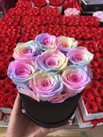 Bunga Mawar Abadi Tak Terkalahkan, Awet Selamanya, Mawar Diawetkan dalam Bentuk Bulat untuk Hari Valentine