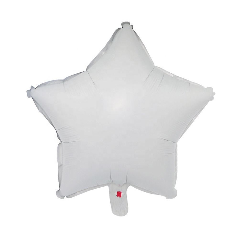 Globo estrella blanca de 18 pulgadas.