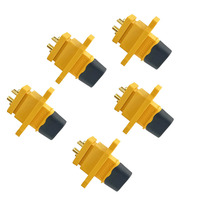 Conector XT60E-F, Conector Hembra XT60E, Conector Macho XT60H, Adaptador de Conector Tipo Bala para Batería Lipo RC FPV, Quadcopter RC, Conector Hembra XT60E