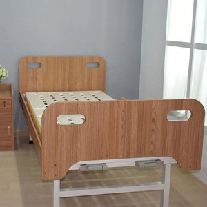 Cama de enfermería manual de madera Nakatomi con barandilla para uso doméstico y médico - Product Image 3