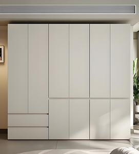 Muebles de dormitorio de diseño moderno Armario de madera portátil y ajustable con puerta de madera maciza para uso doméstico - Product Image 1